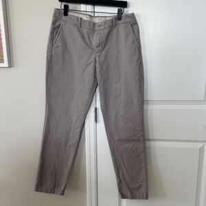 J. Crew Women's Gray Straight Leg Waverly Chino